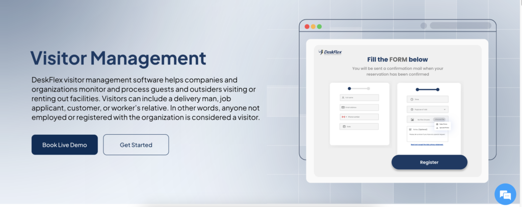 deskflex visitor management